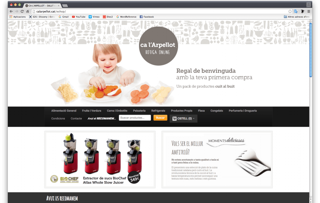 Botiga online de Ca l’Arpellot: gran acollida en els primers dies de funcionament
