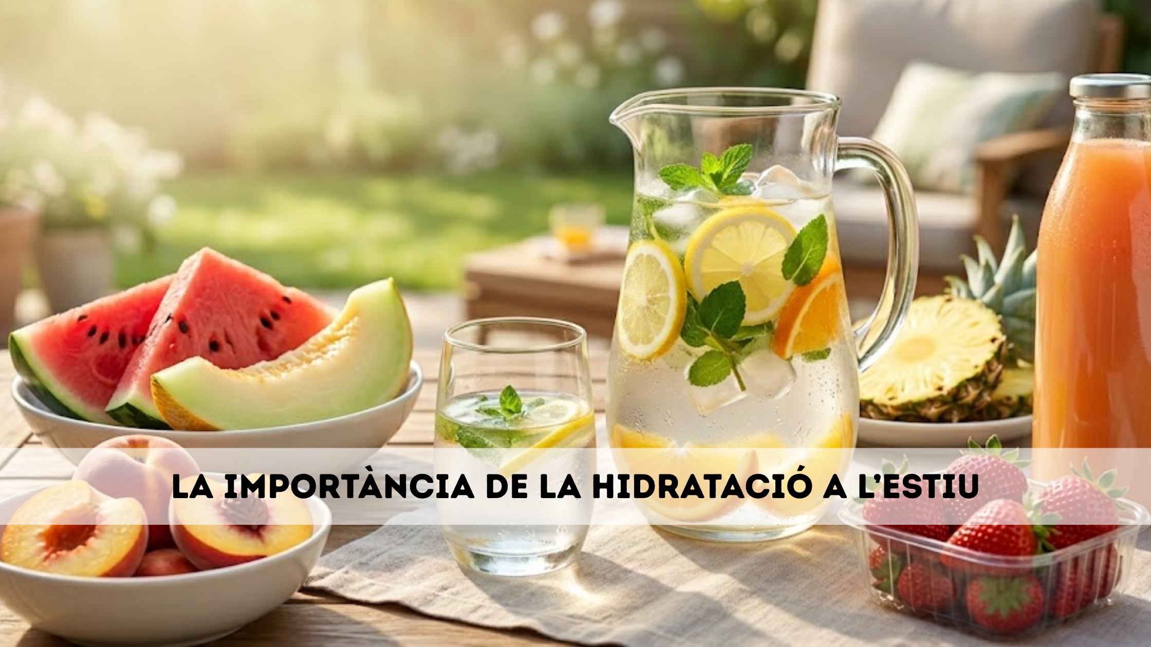 La importància de la hidratació a l’estiu